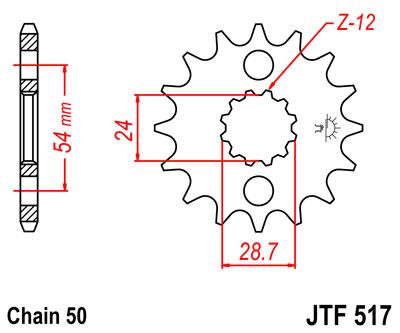 Звезда DCF 517-18 (JTF517-18)