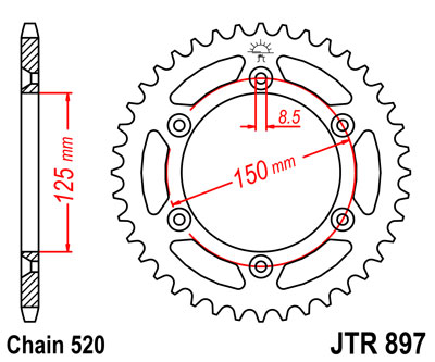 Звезда JTR897-50 (PBR 899-50)