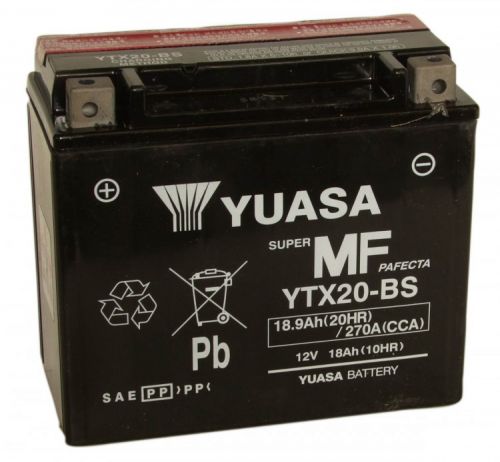 Аккумулятор Yuasa YTX20-BS – отличный аккумулятор для мотоциклетной техники