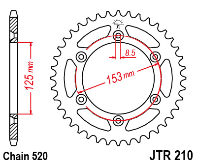 Звезда JTR210-43 (PBR 289-43)