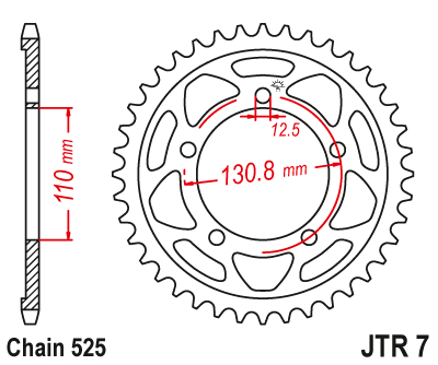 Звезда JTR7-45 (PBR 4585-45)