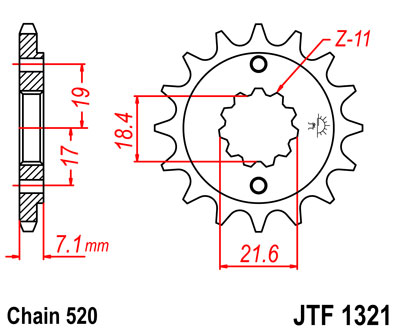 Звезда JTF1321-13 (PBR 2067-13)