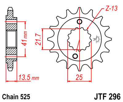 Звезда JTF296-16 (PBR 346-16)