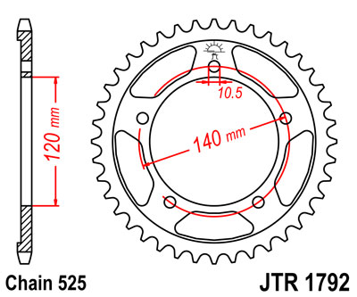 Звезда JTR1792-42 (PBR 4398-42)