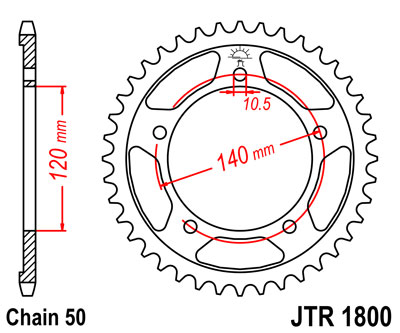 Звезда JTR1800-45 (PBR 4409-45)