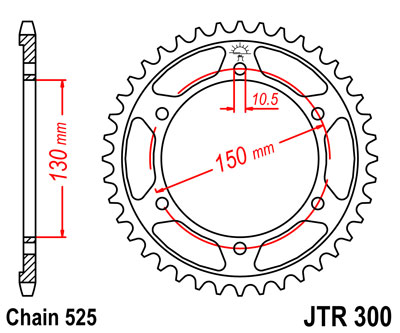 Звезда JTR300-47 (PBR 300-47)