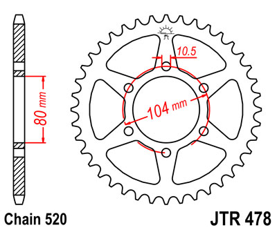 Звезда JTR478-43 (PBR 478-43)