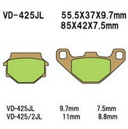 Тормозные колодки Vesrah VD-425JL