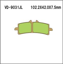 Тормозные колодки Vesrah VD-9031RJLXX