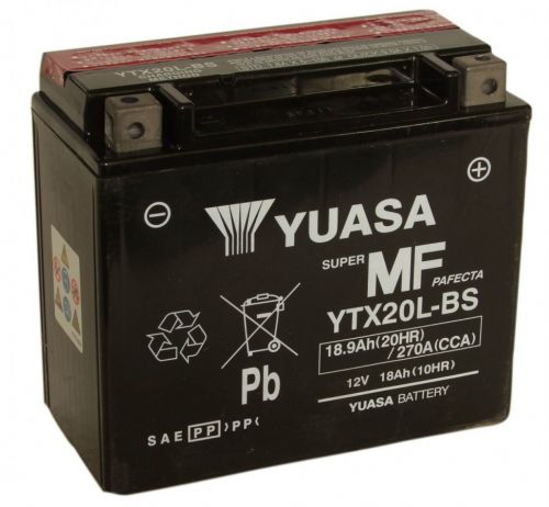 Yuasa YTX20L-BS – прекрасная батарея для мотоциклетной техники